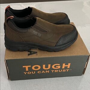 Brahma Brown Steel Toe work boots for men size        7 1/2